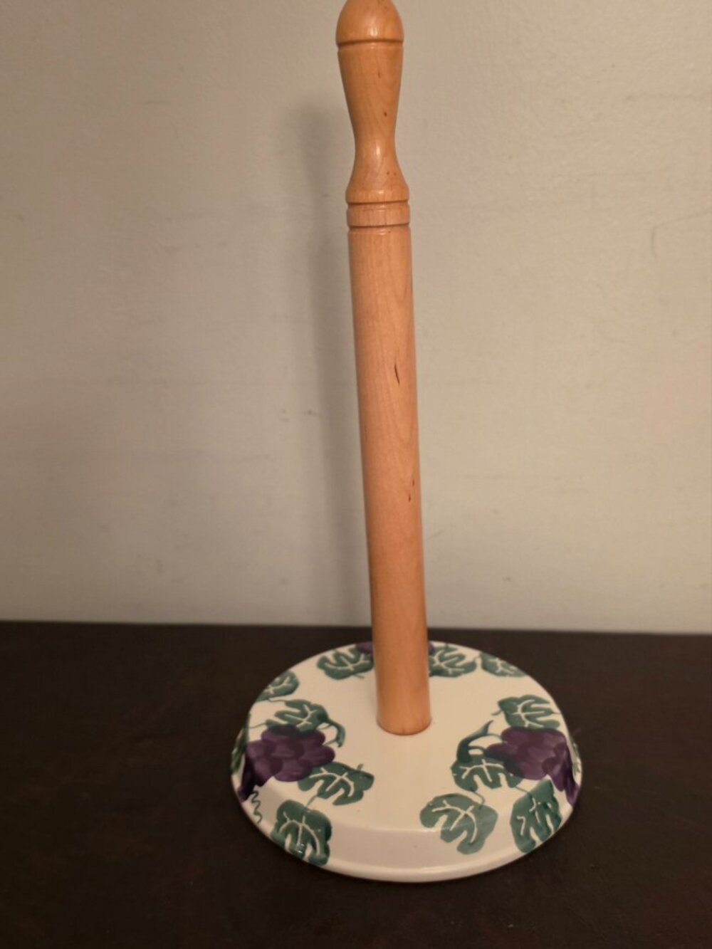 Vintage Wooden Paper Towel Holder